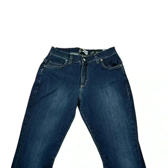 Slo Mid Rise Skinny Jeans Women's SIze 34 Dark Blue Denim Stretch - Picture 5 of 15